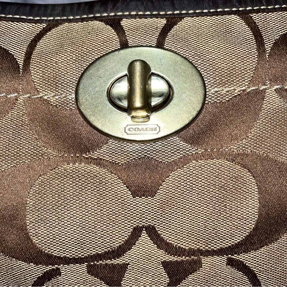 Vintage Y2K Coach Signature Large Hobo Bag - Picture 5 of 17